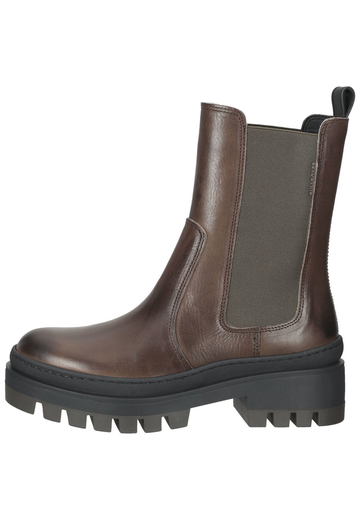 Bullboxer Stiefelette Leder/Textil Taupe/Beige - surf4shoes