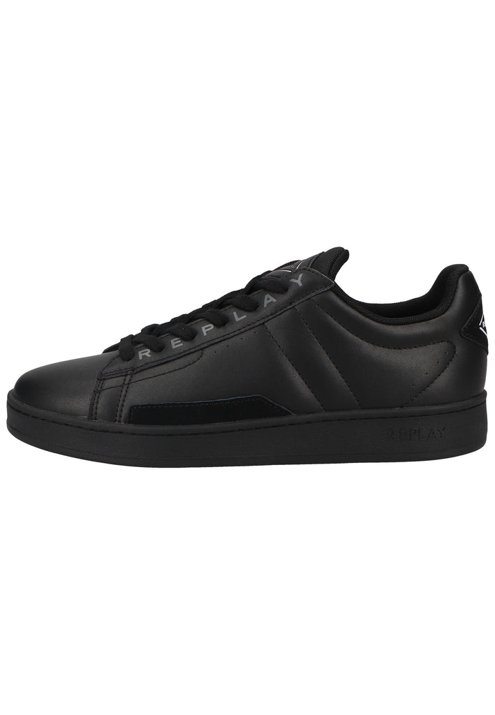 Replay Sneaker Leder Schwarz - surf4shoes