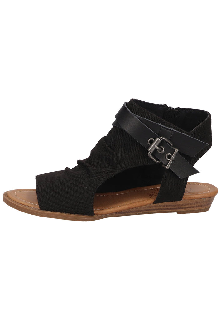 Blowfish Sandalen Lederimitat Schwarz - surf4shoes