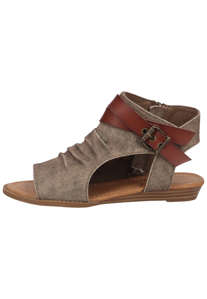Blowfish Sandalen Lederimitat Dunkelgrau - surf4shoes