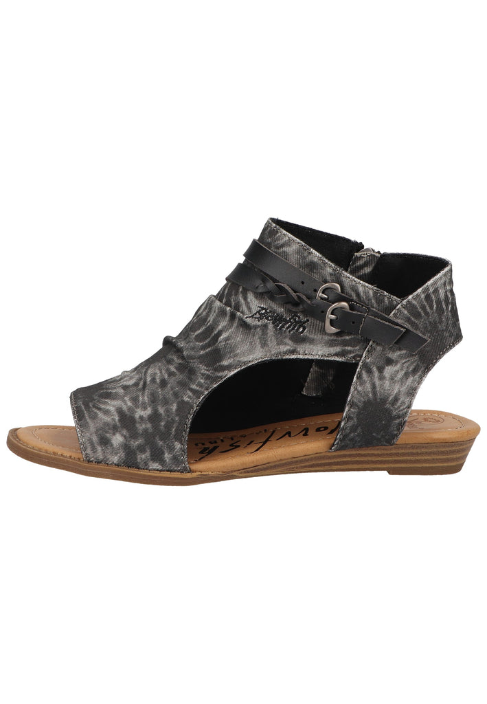 Blowfish Sandalen Lederimitat Schwarz - surf4shoes