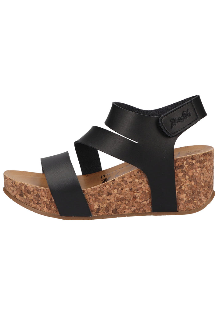 Blowfish Sandalen Lederimitat Schwarz - surf4shoes