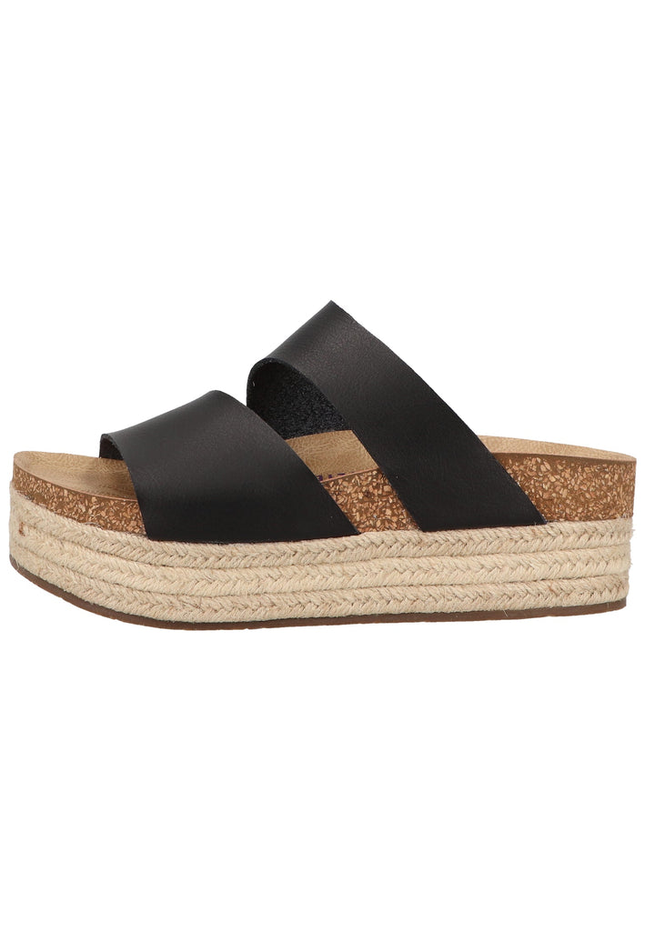Blowfish Pantoletten Lederimitat Schwarz - surf4shoes