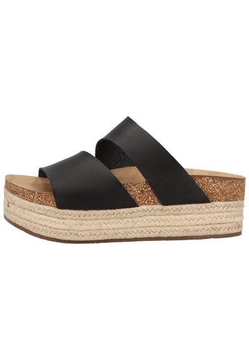 Blowfish Pantoletten Lederimitat Schwarz - surf4shoes