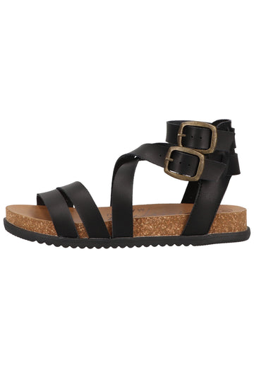 Blowfish Sandalen Lederimitat Schwarz - surf4shoes