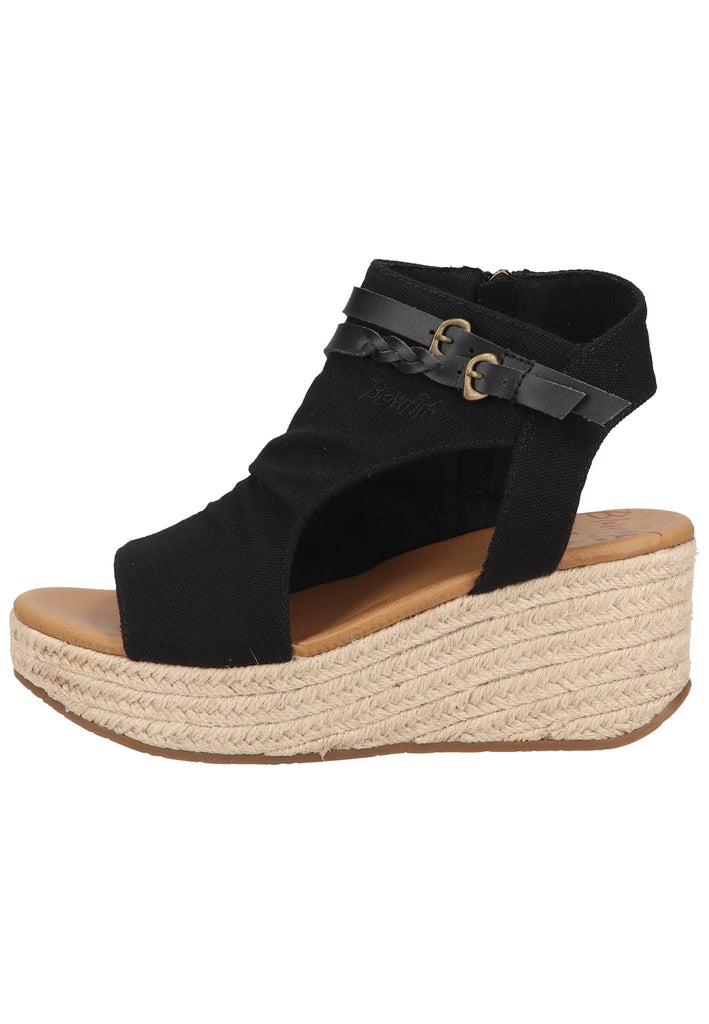 Blowfish Sandalen Lederimitat/Textil Schwarz - surf4shoes