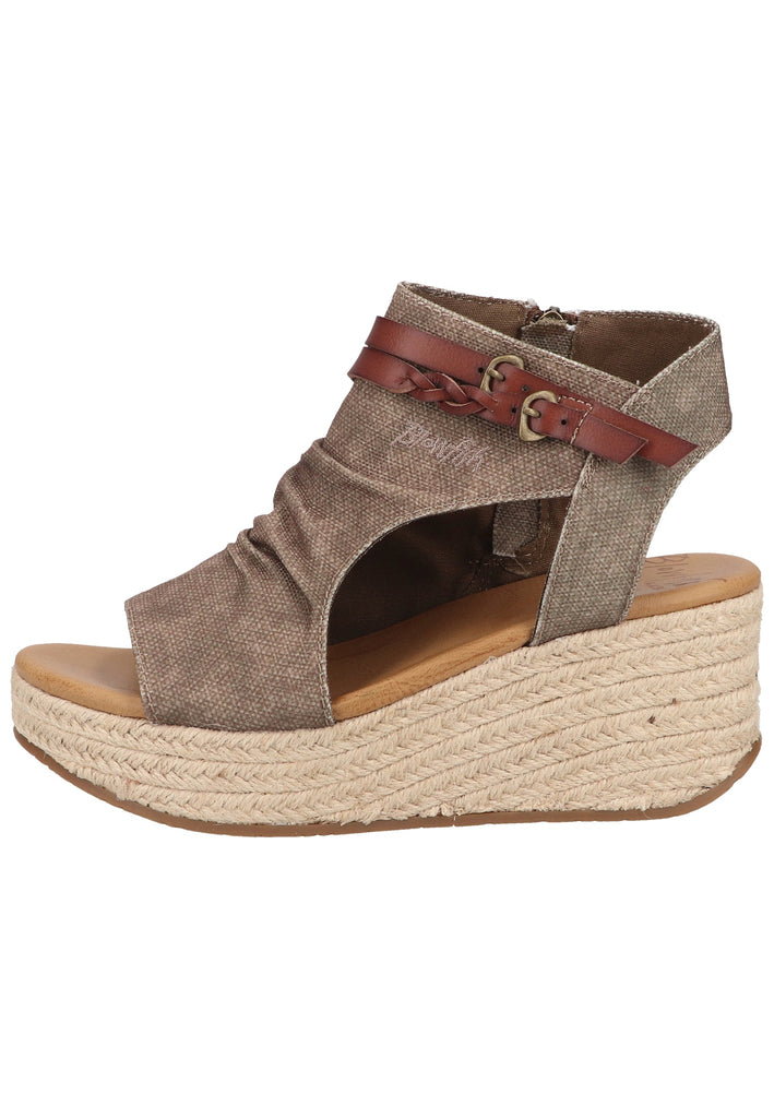 Blowfish Sandalen Lederimitat/Textil Hellbraun - surf4shoes