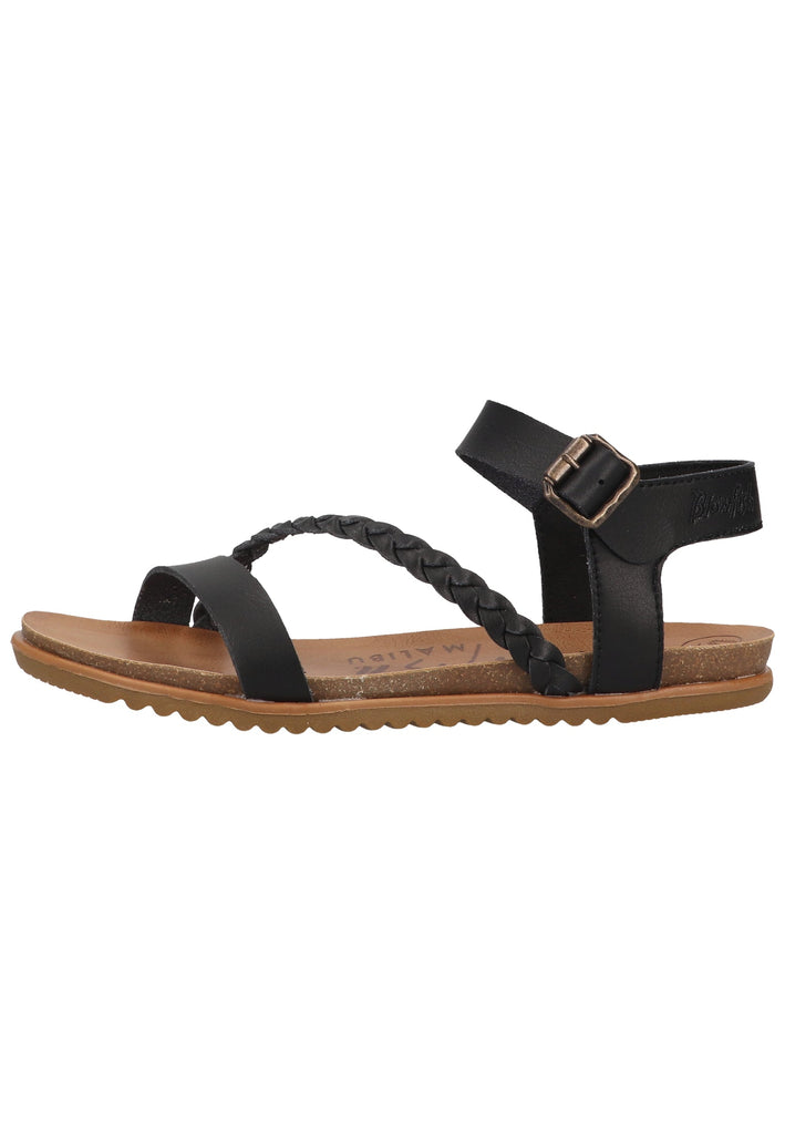 Blowfish Sandalen Lederimitat Schwarz - surf4shoes