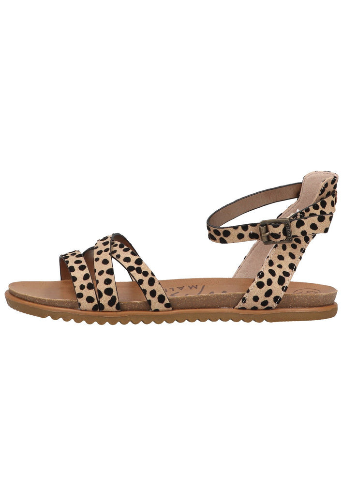 Blowfish Sandalen Lederimitat Beige/Schwarz - surf4shoes