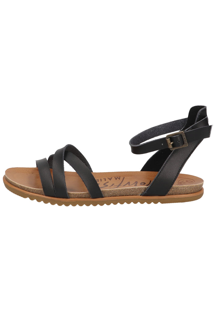 Blowfish Sandalen Lederimitat Schwarz - surf4shoes