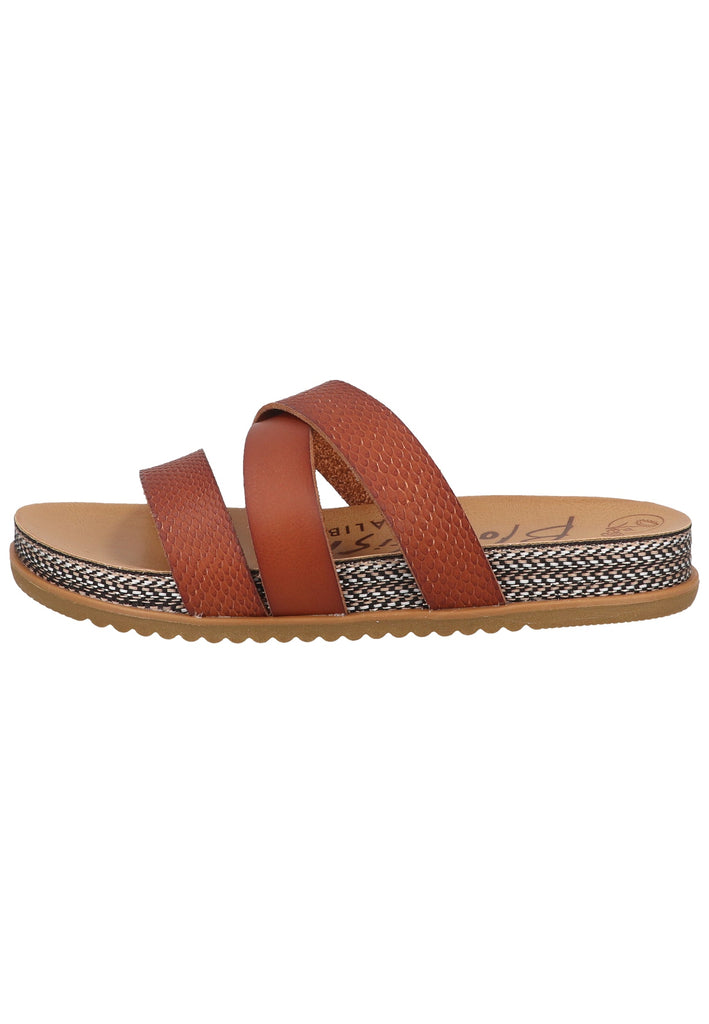 Blowfish Pantoletten Lederimitat Braun - surf4shoes