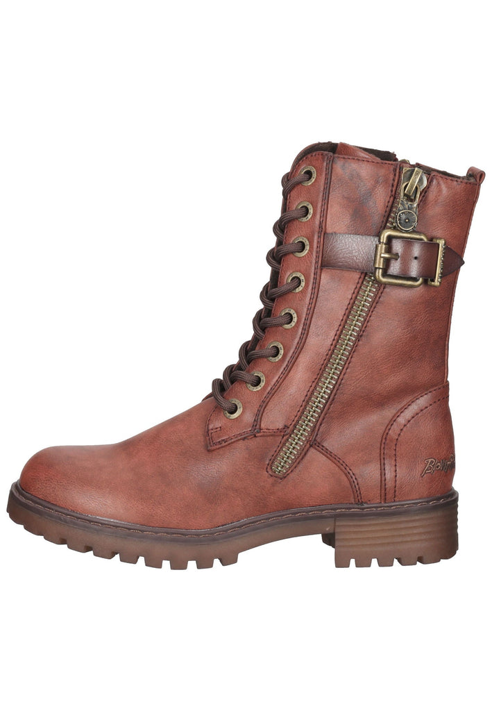 Blowfish Stiefelette Lederimitat Braun - surf4shoes