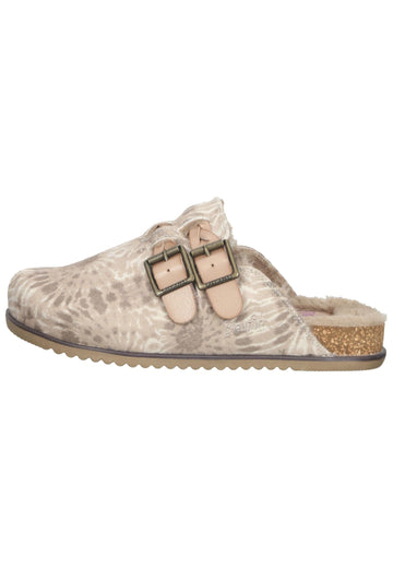 Blowfish Pantoletten Lederimitat Beige Warmfutter - surf4shoes