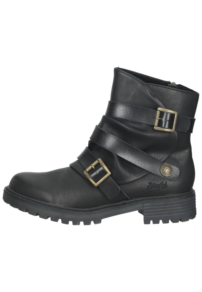 Blowfish Stiefelette Lederimitat Schwarz - surf4shoes