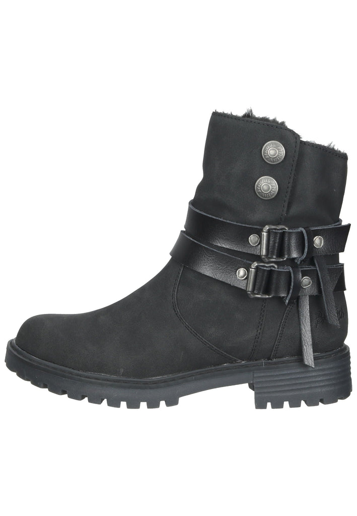 Blowfish Stiefelette Lederimitat Schwarz Warmfutter - surf4shoes