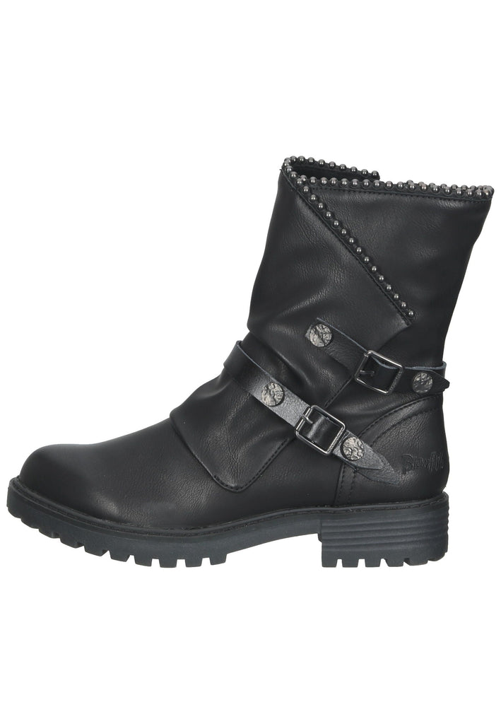 Blowfish Stiefelette Lederimitat Schwarz - surf4shoes