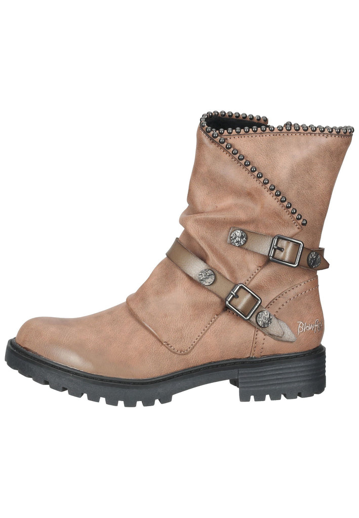 Blowfish Stiefelette Lederimitat Hellbraun - surf4shoes