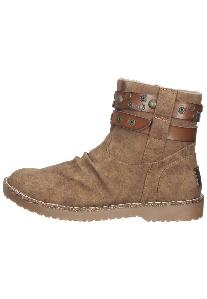 Blowfish Stiefelette Lederimitat Dunkelbraun Warmfutter - surf4shoes