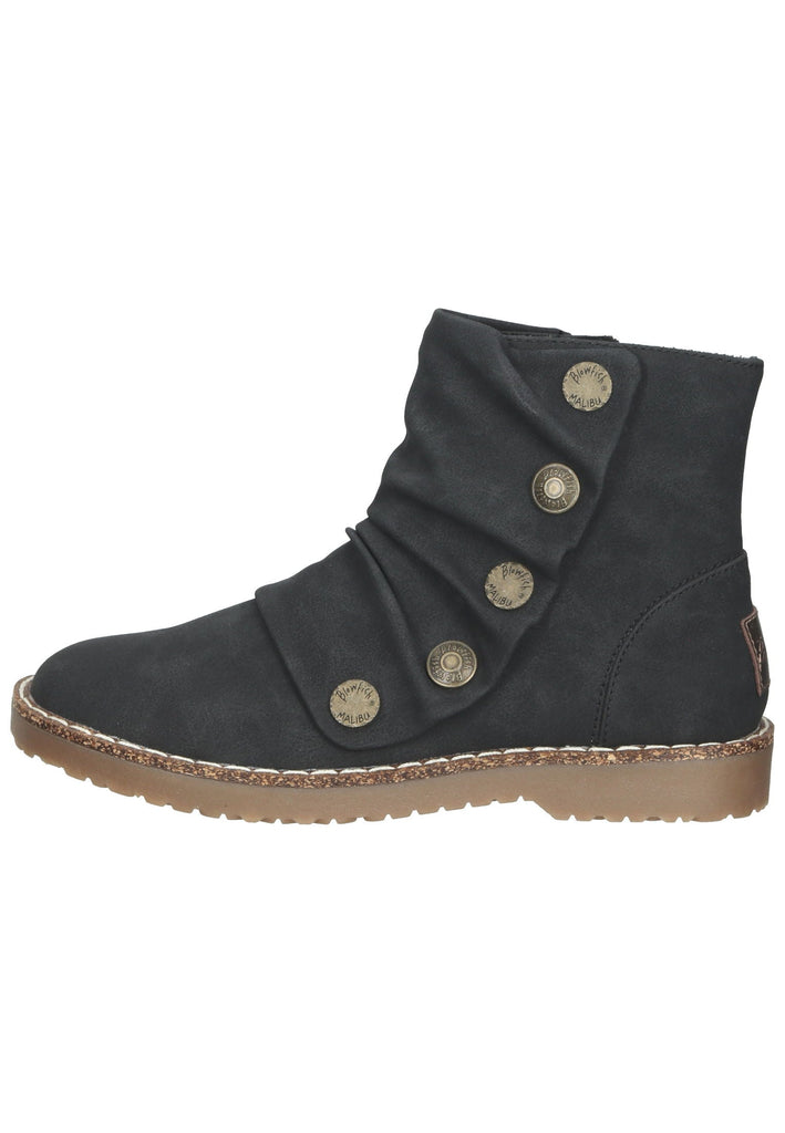 Blowfish Stiefelette Lederimitat Schwarz - surf4shoes