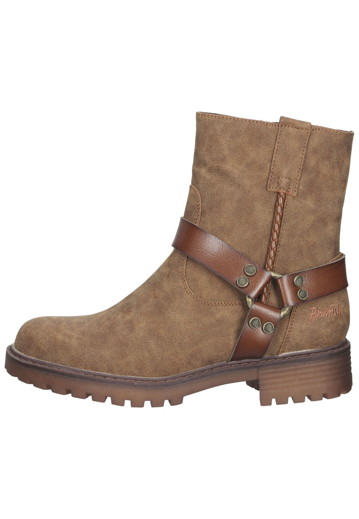Blowfish Stiefelette Lederimitat Braun - surf4shoes