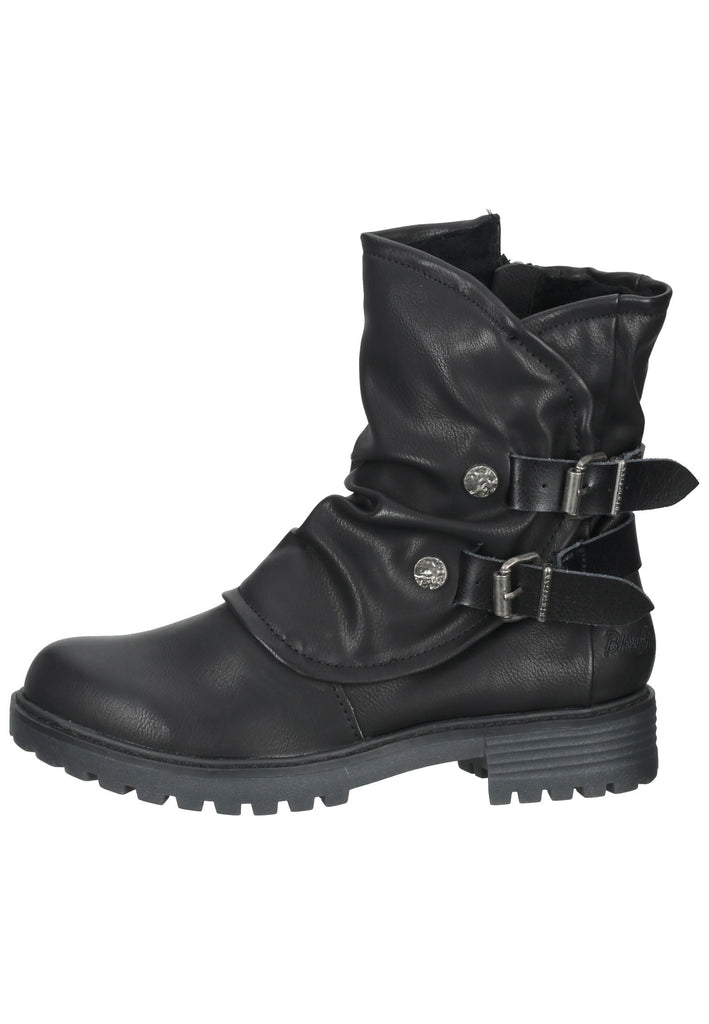 Blowfish Stiefelette Lederimitat Schwarz - surf4shoes