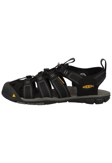 Keen Sandalen Lederimitat/Textil Schwarz/Gelb - surf4shoes