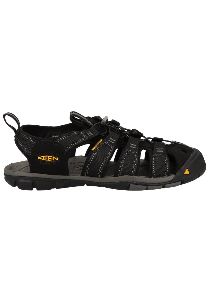 Keen Sandalen Lederimitat/Textil Schwarz/Gelb - surf4shoes