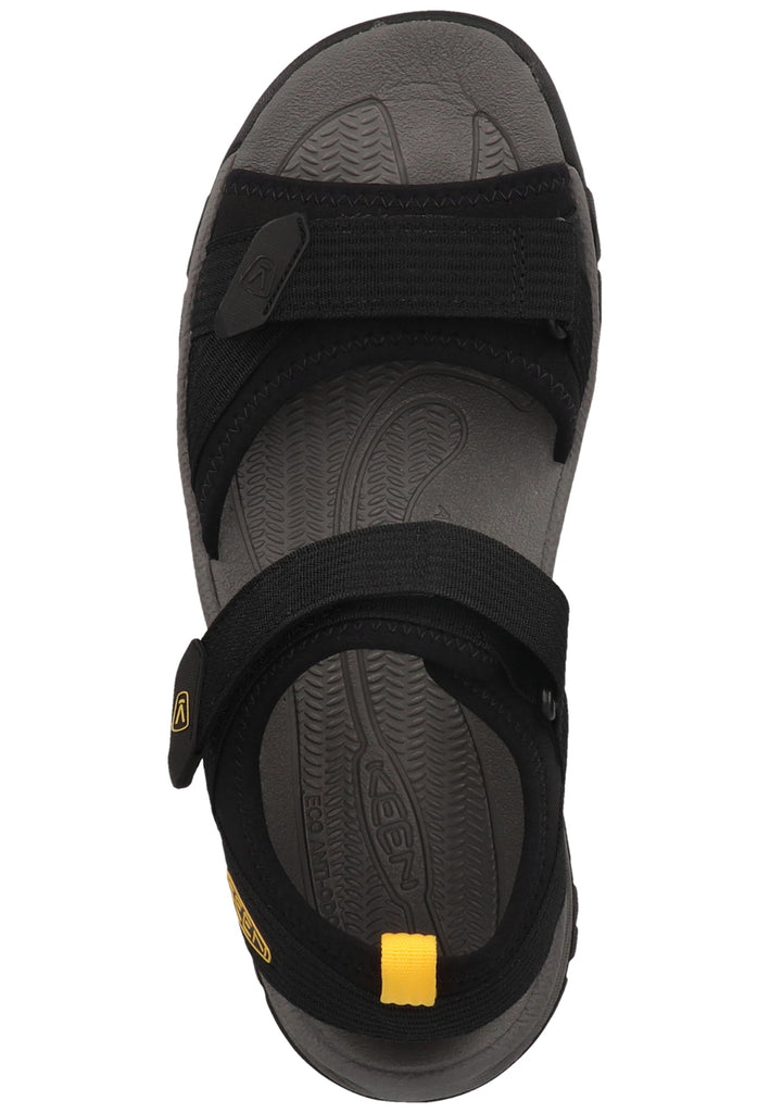 Keen Sandalen Textil Schwarz/Gelb - surf4shoes
