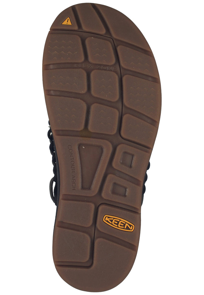 Keen Sandalen Lederimitat/Textil Schwarz/Beige - surf4shoes