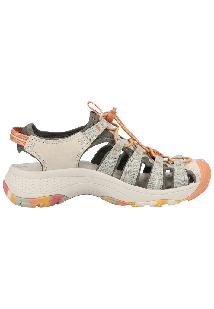 Keen Sandalen Lederimitat/Textil Weiß/Grün - surf4shoes