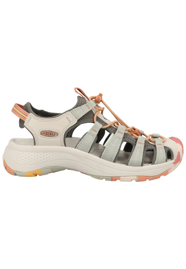 Keen Sandalen Lederimitat/Textil Weiß/Grün - surf4shoes