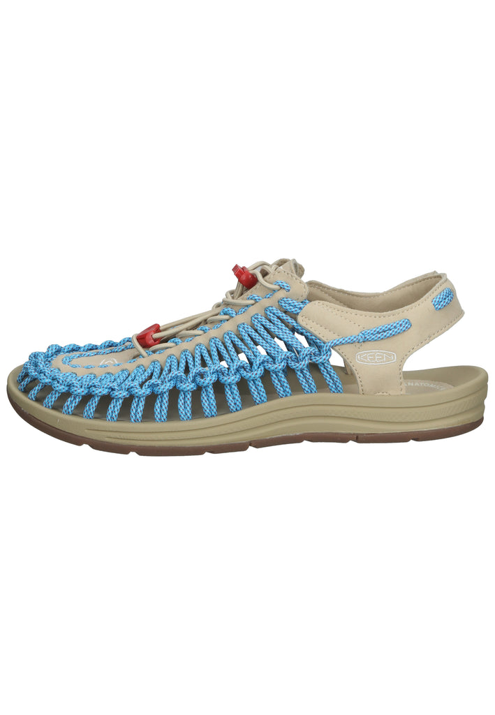Keen Sandalen Lederimitat/Textil Beige/Blau - surf4shoes