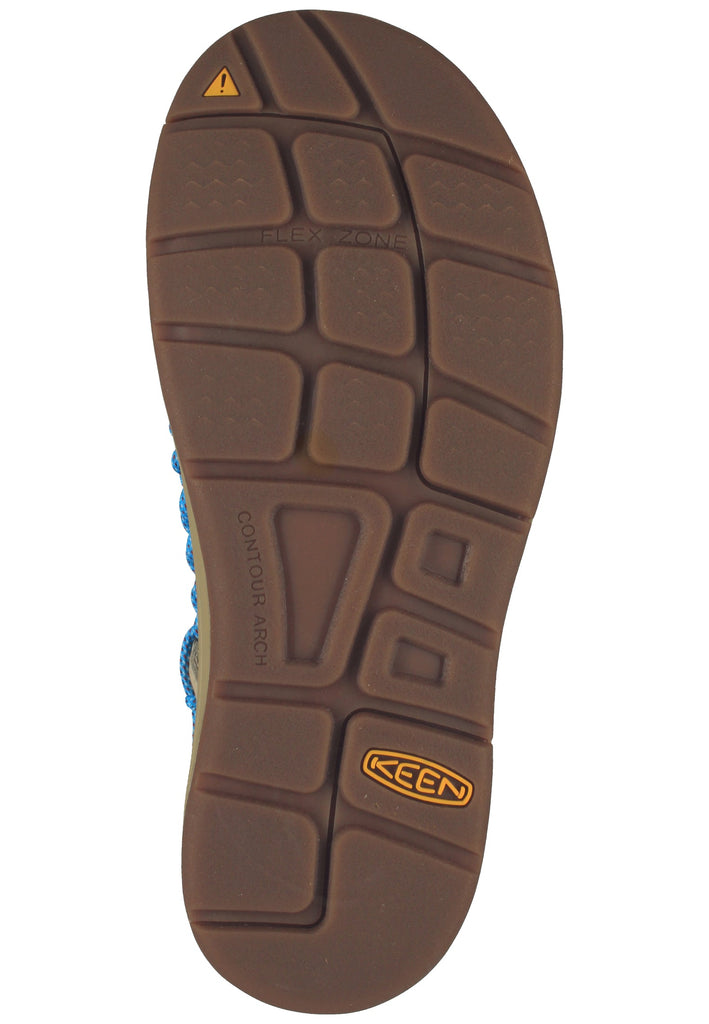 Keen Sandalen Lederimitat/Textil Beige/Blau - surf4shoes