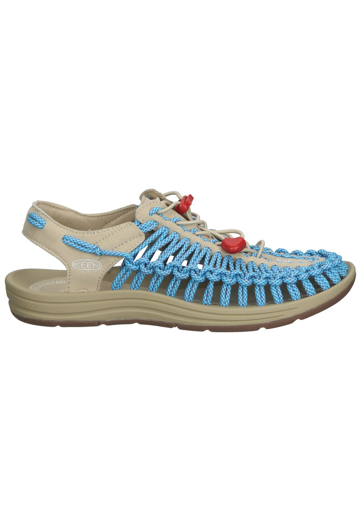 Keen Sandalen Lederimitat/Textil Beige/Blau - surf4shoes