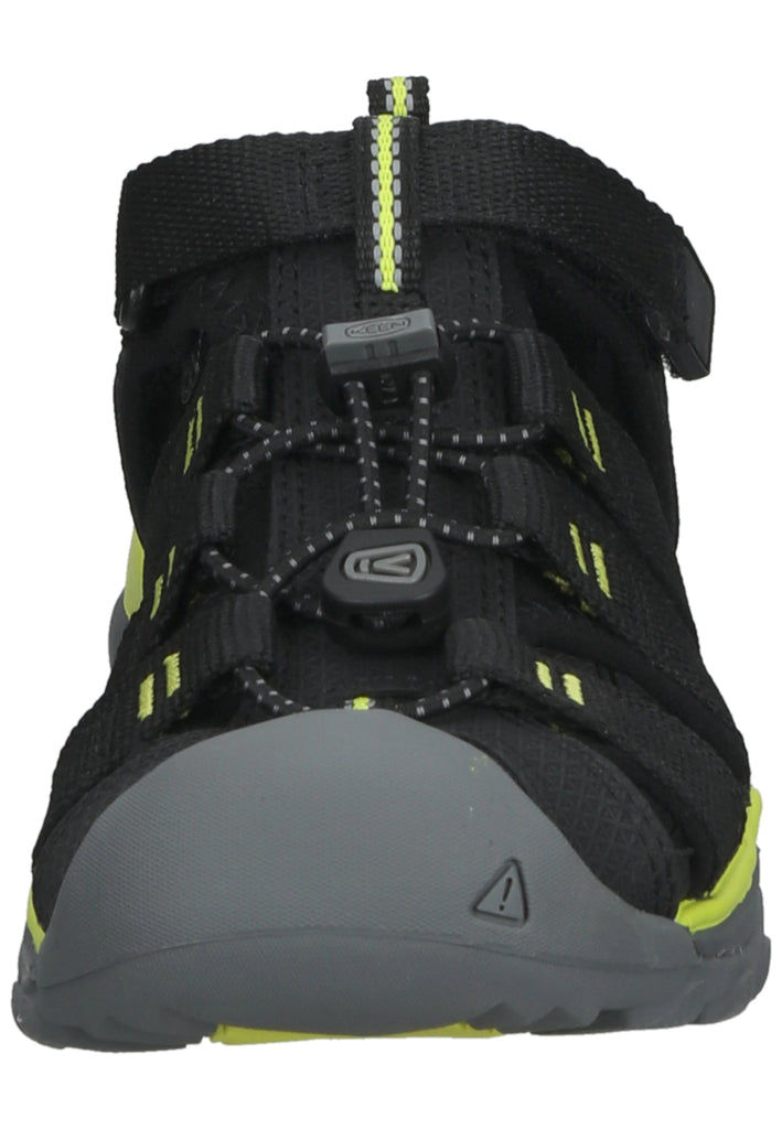 Keen Sandalen Lederimitat/Textil Schwarz/Grün - surf4shoes