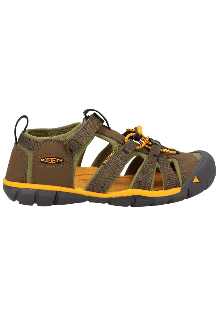 Keen Sandalen Lederimitat/Textil Oliv - surf4shoes