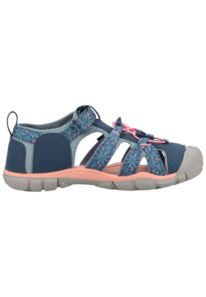 Keen Sandalen Lederimitat/Textil Rosa/Hellblau - surf4shoes
