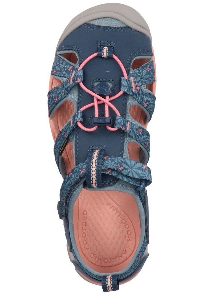 Keen Sandalen Lederimitat/Textil Rosa/Hellblau - surf4shoes