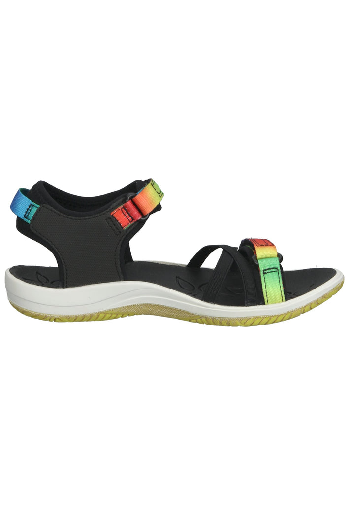 Keen Sandalen Lederimitat/Textil Schwarz/Grün - surf4shoes