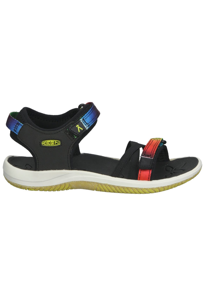 Keen Sandalen Lederimitat/Textil Schwarz/Grün - surf4shoes