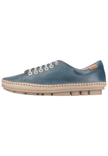 Pikolinos Halbschuhe Leder Blau - surf4shoes