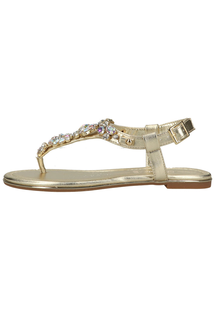 Buffalo Zehensteg Lederimitat Gold - surf4shoes