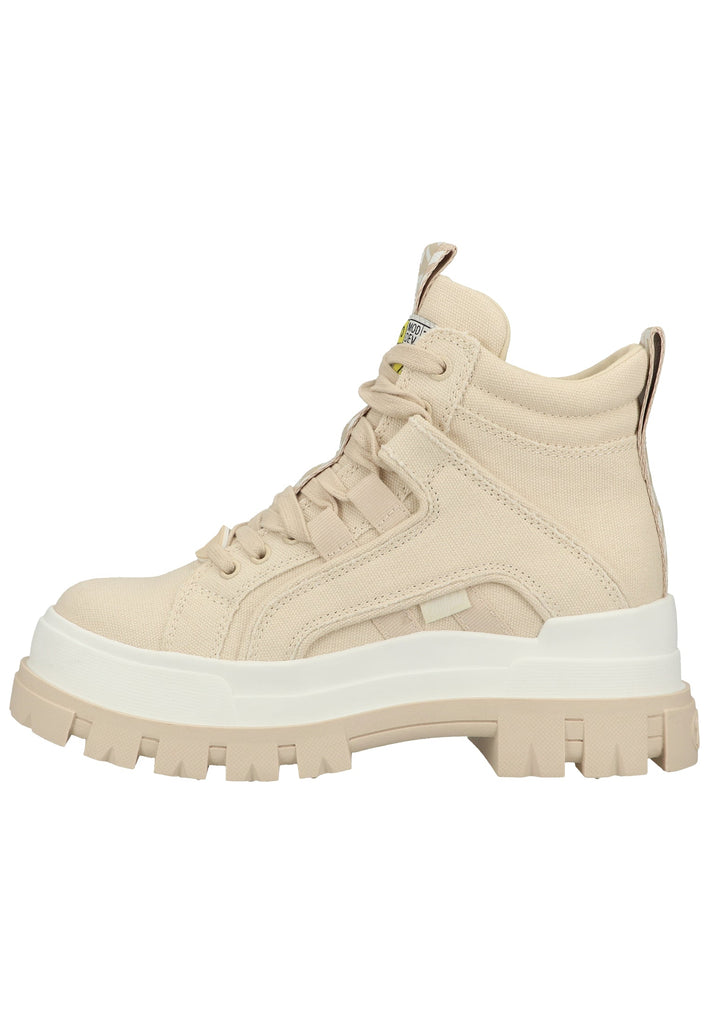 Buffalo Stiefelette Textil Beige - surf4shoes