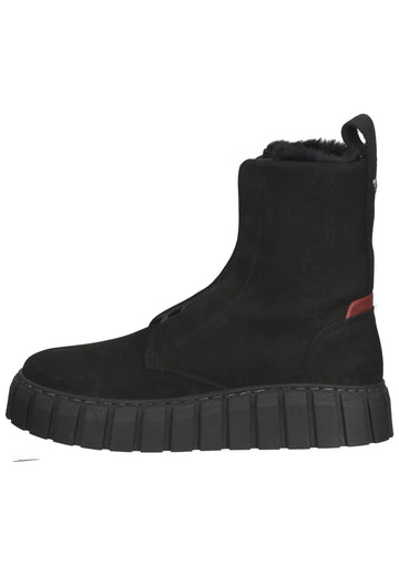 Buffalo Sneaker Nubukleder Schwarz Warmfutter - surf4shoes