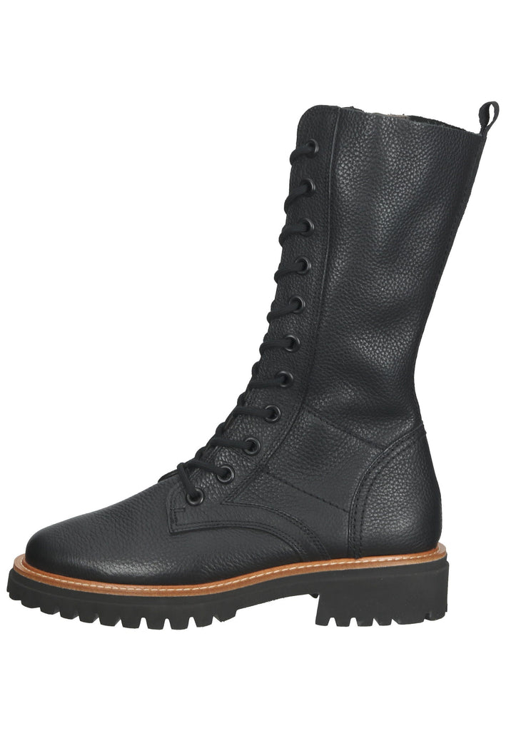 Paul Green Stiefel Glattleder Schwarz - surf4shoes