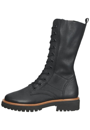 Paul Green Stiefel Glattleder Schwarz - surf4shoes