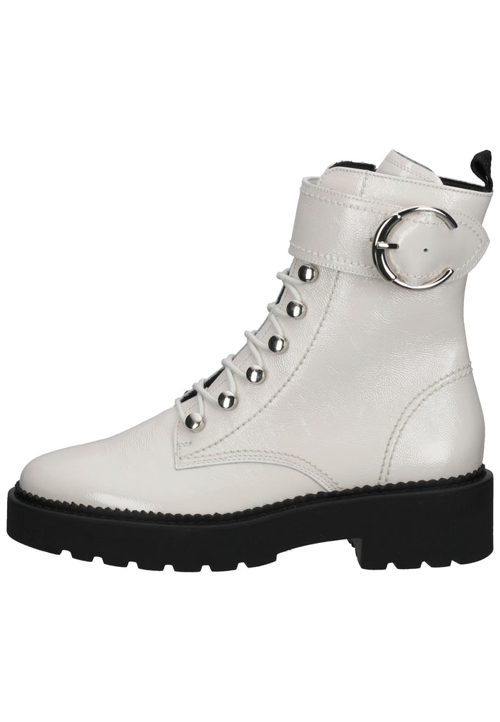 Paul Green Stiefelette Leder Weiß Lack - surf4shoes