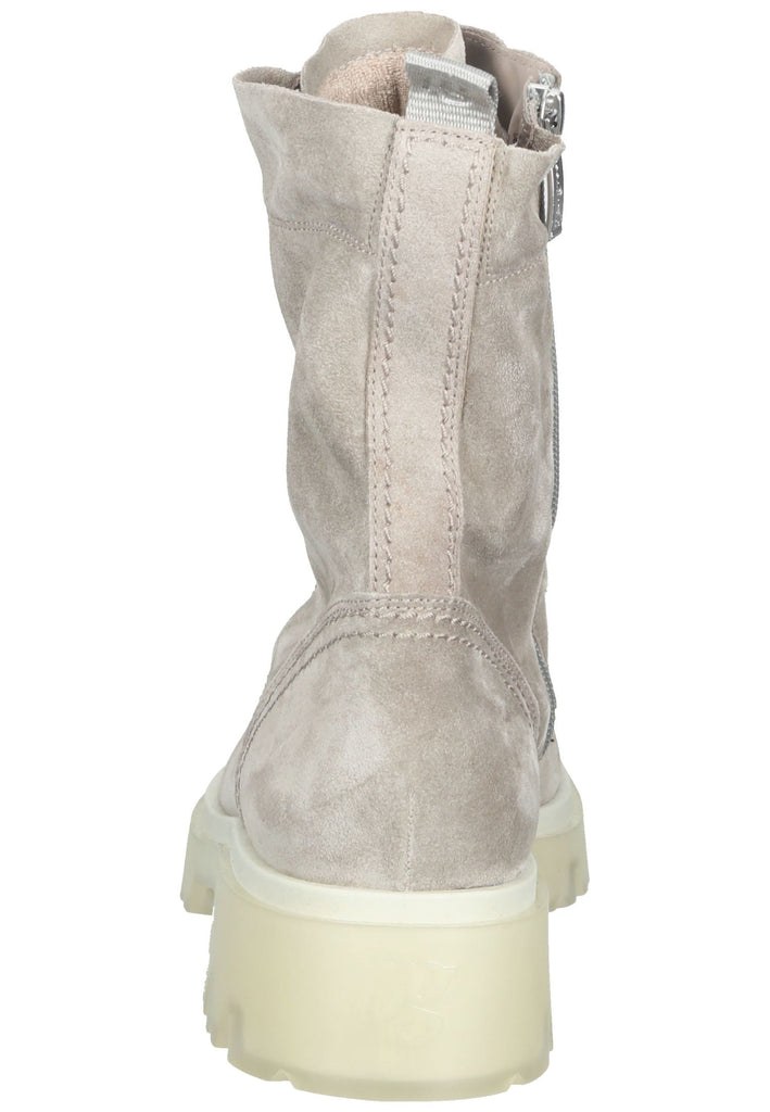 Paul Green Stiefelette Veloursleder Hellgrau - surf4shoes