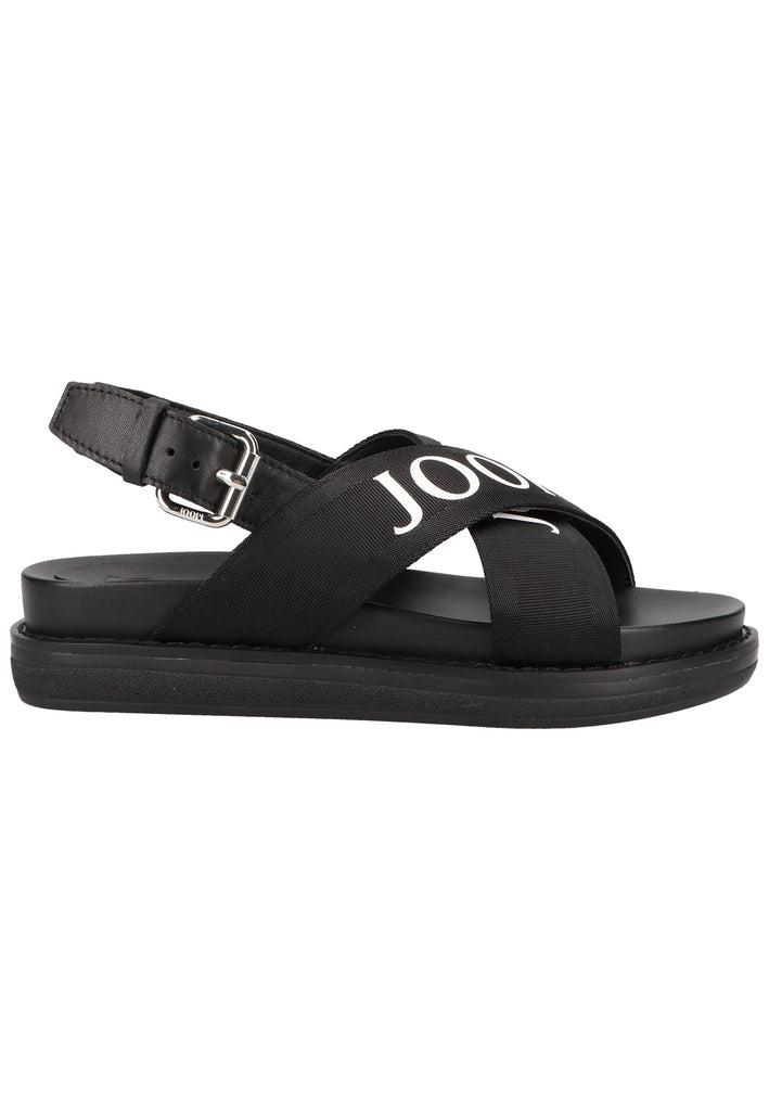 JOOP! Sandalen Leder/Textil Schwarz - surf4shoes