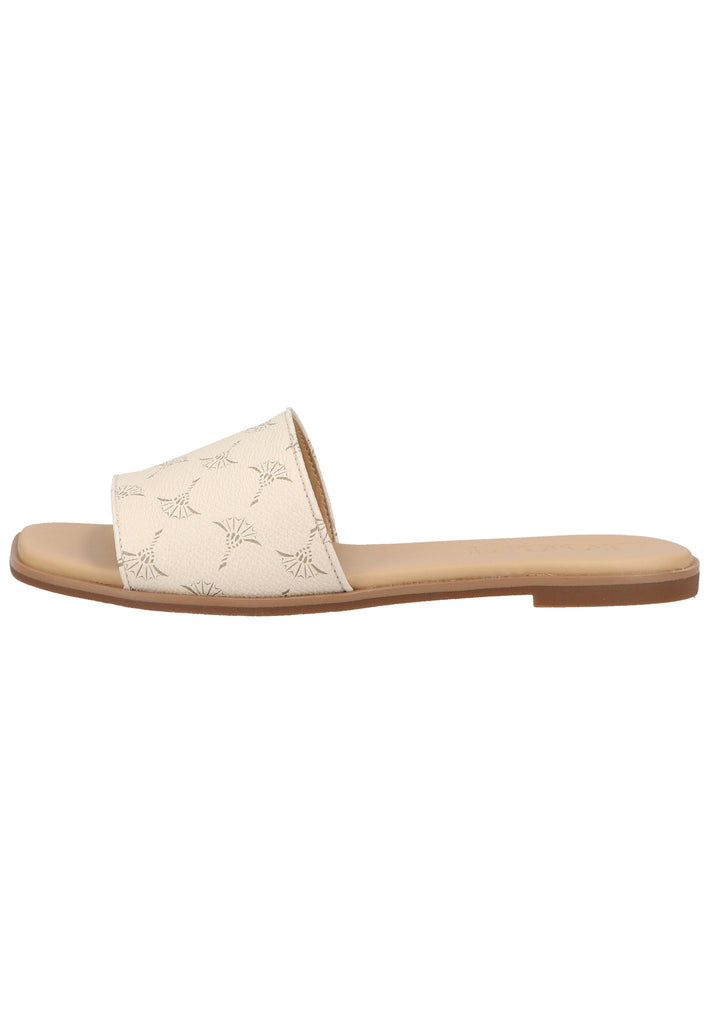 JOOP! Pantoletten Lederimitat Weiß - surf4shoes